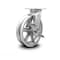 Service Caster 8 Inch V Groove Semi Steel Swivel Caster with Roller Bearing and Brake SCC SCC-30CS820-VGR-TLB - alternate 1
